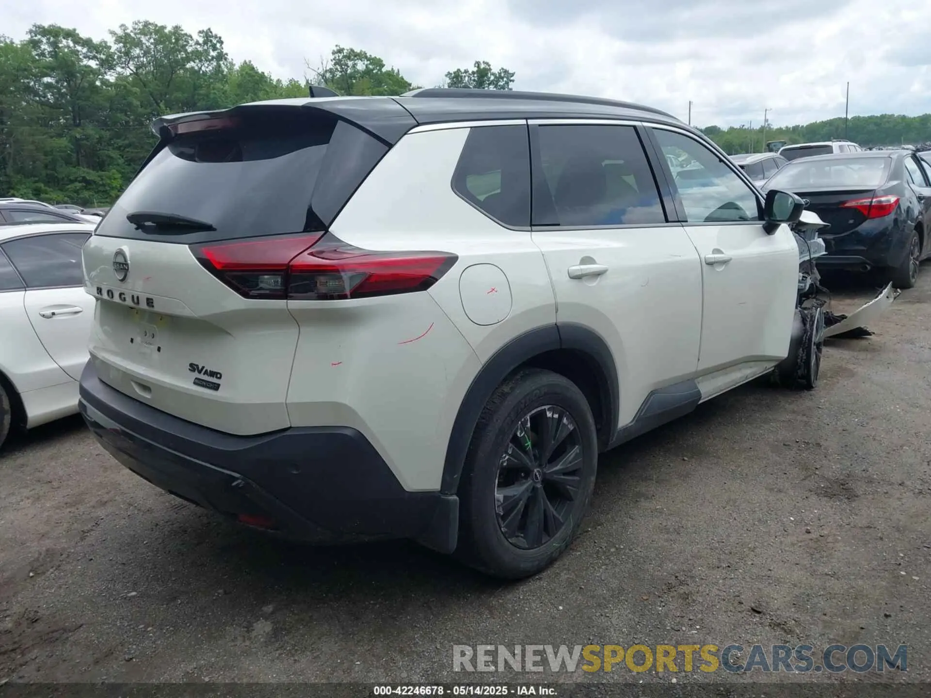 4 fotografías del automóvil dañado JN8BT3BB8PW203598 NISSAN ROGUE 2023