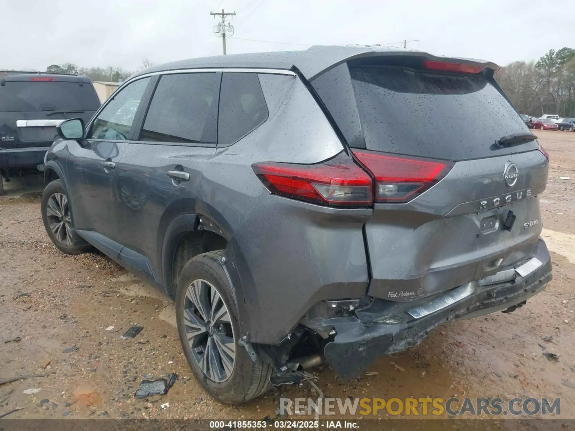3 fotografías del automóvil dañado JN8BT3BBXPW359822 NISSAN ROGUE 2023