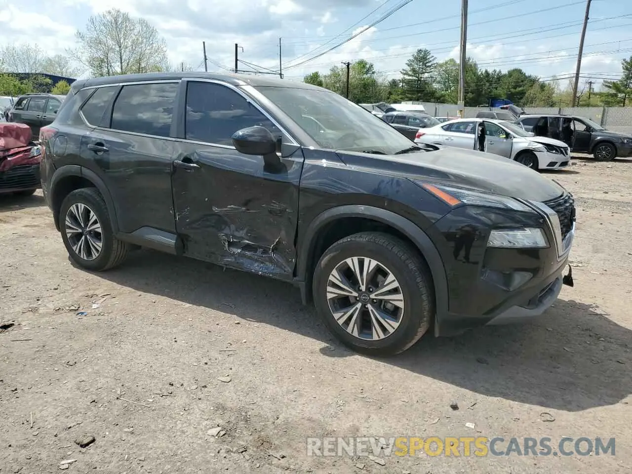 4 fotografías del automóvil dañado JN8BT3BBXPW468703 NISSAN ROGUE 2023