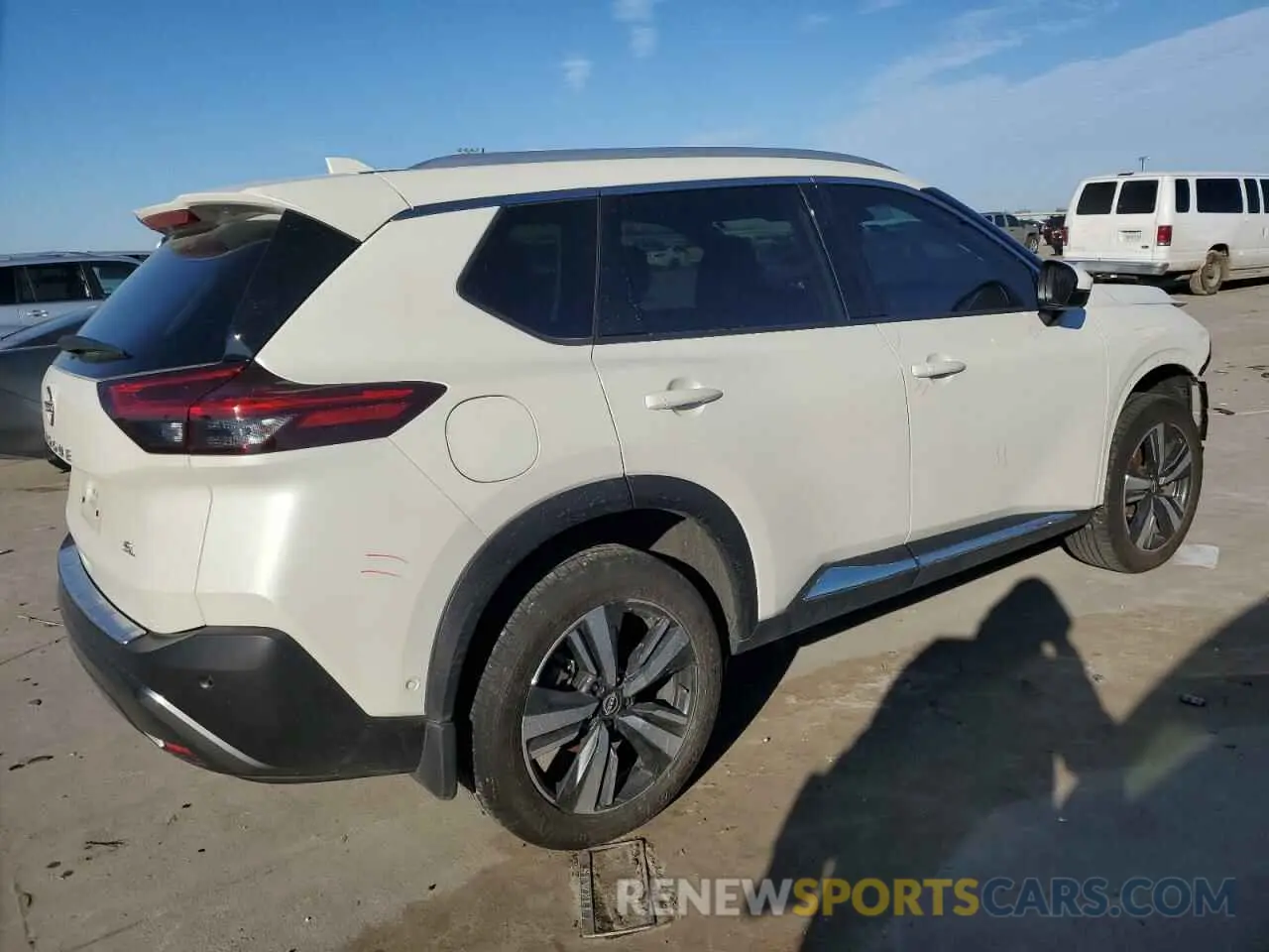 3 fotografías del automóvil dañado JN8BT3CA0PW425364 NISSAN ROGUE 2023