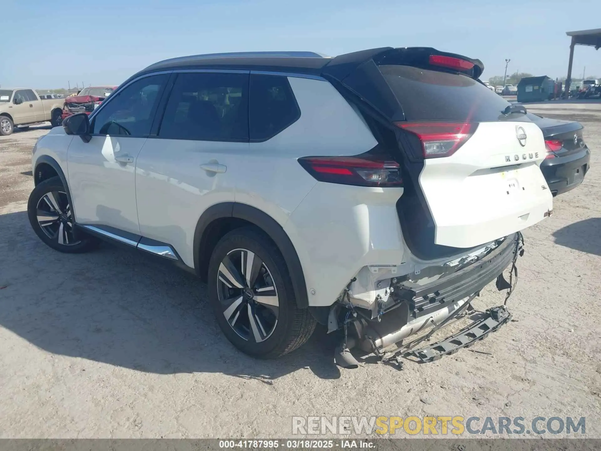 3 fotografías del automóvil dañado JN8BT3CA5PW411864 NISSAN ROGUE 2023
