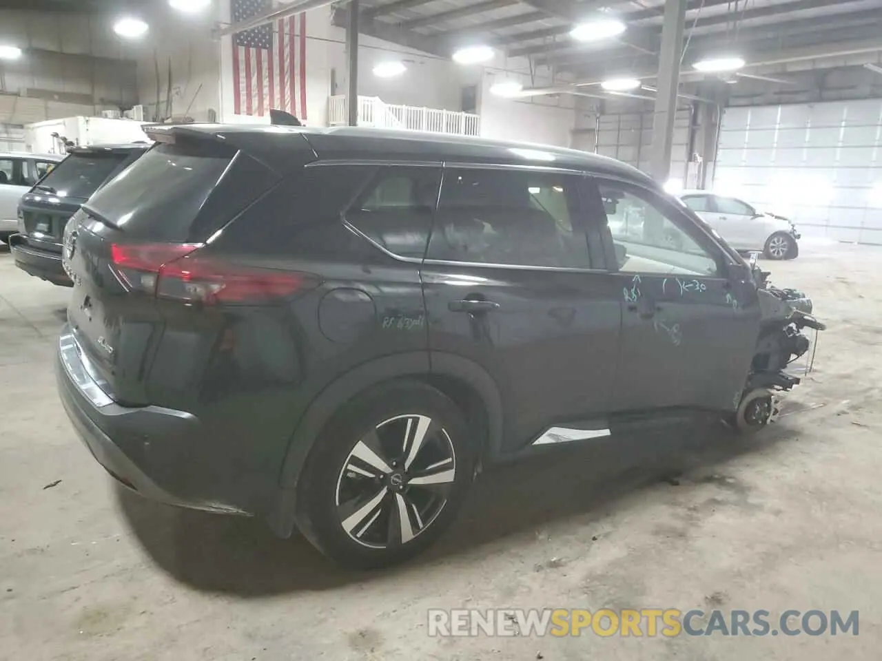 3 fotografías del automóvil dañado JN8BT3CB0PW490661 NISSAN ROGUE 2023