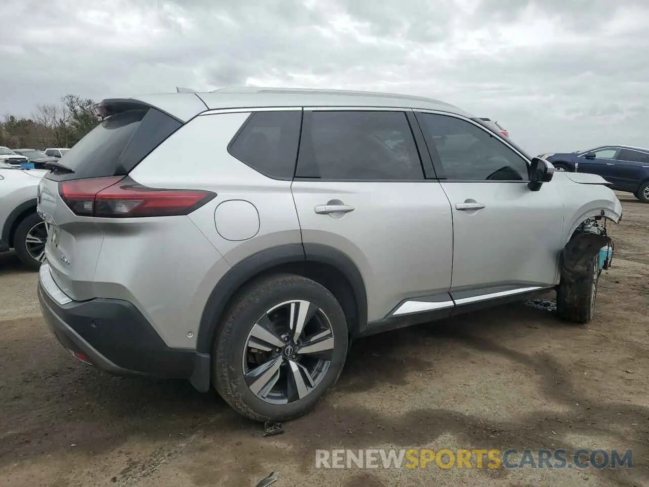 3 fotografías del automóvil dañado JN8BT3CB1PW464506 NISSAN ROGUE 2023