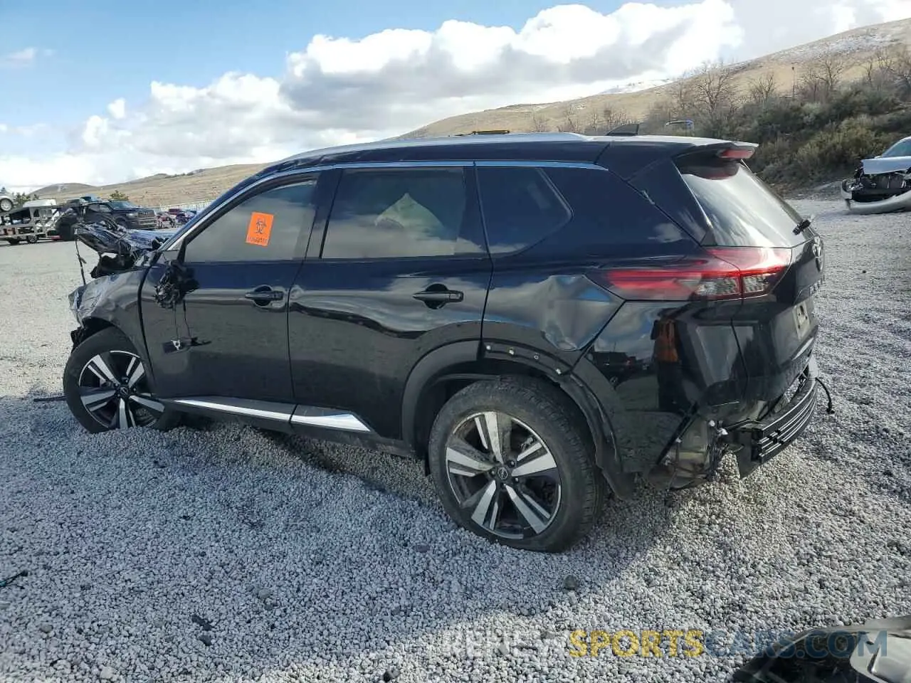 2 fotografías del automóvil dañado JN8BT3CB1PW471035 NISSAN ROGUE 2023