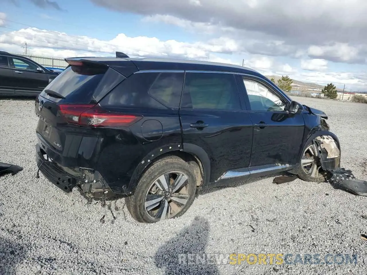 3 fotografías del automóvil dañado JN8BT3CB1PW471035 NISSAN ROGUE 2023