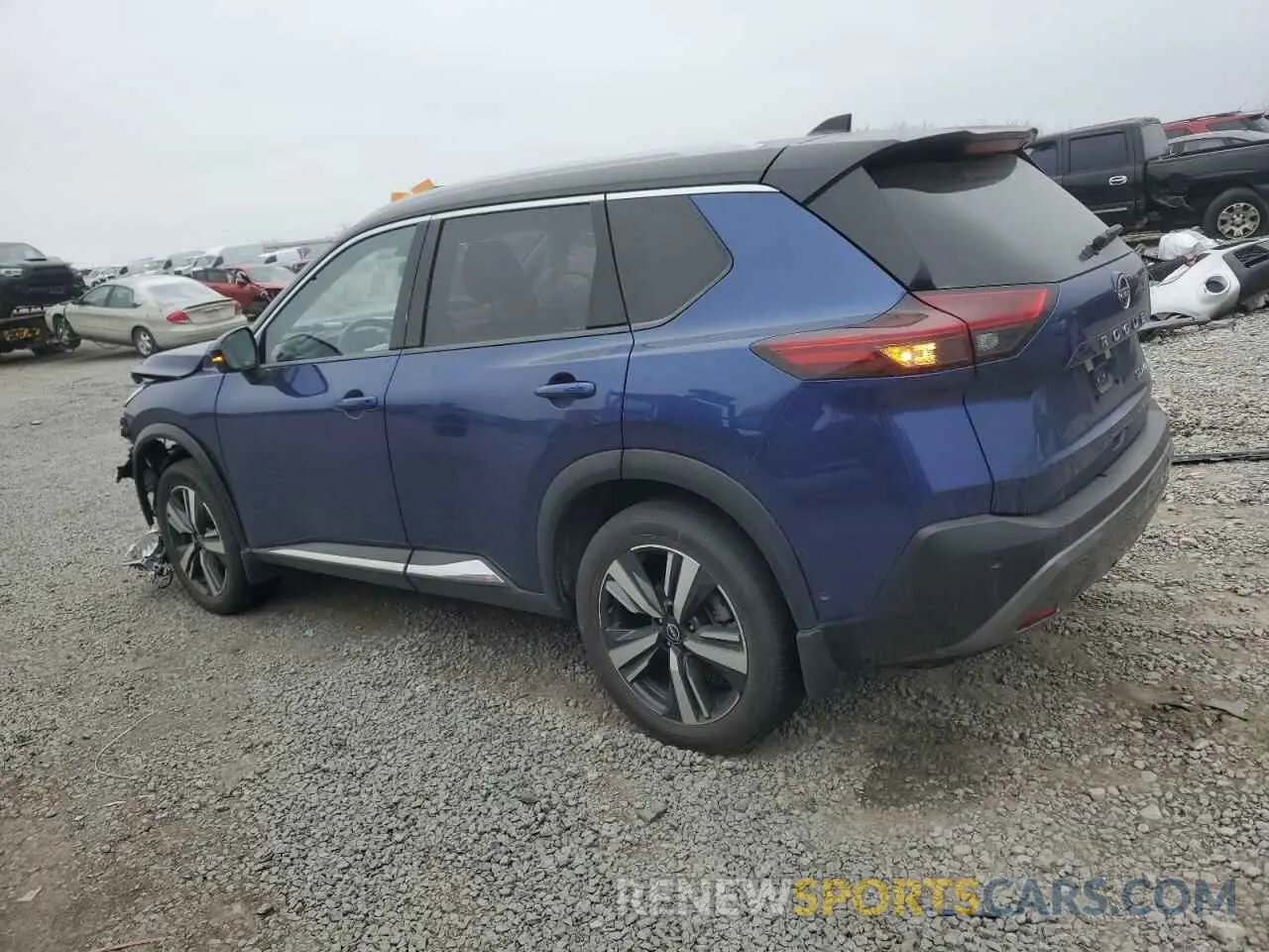 2 fotografías del automóvil dañado JN8BT3CB2PW463669 NISSAN ROGUE 2023