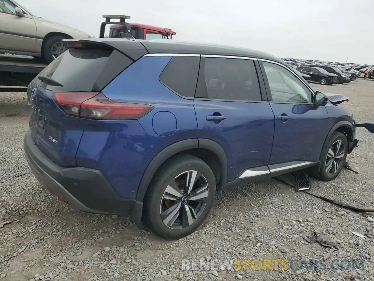 3 fotografías del automóvil dañado JN8BT3CB2PW463669 NISSAN ROGUE 2023