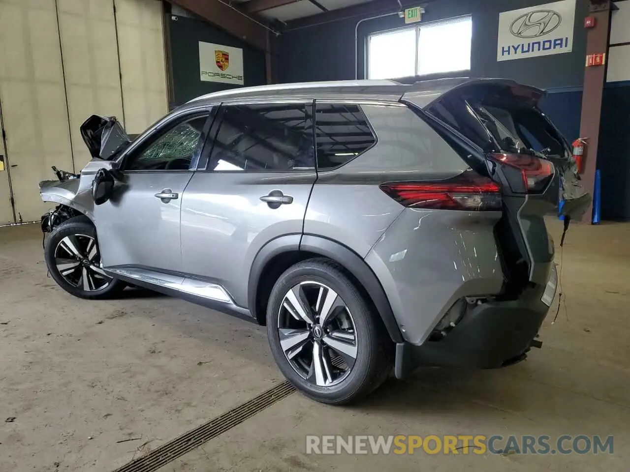 2 fotografías del automóvil dañado JN8BT3CB3PW186949 NISSAN ROGUE 2023