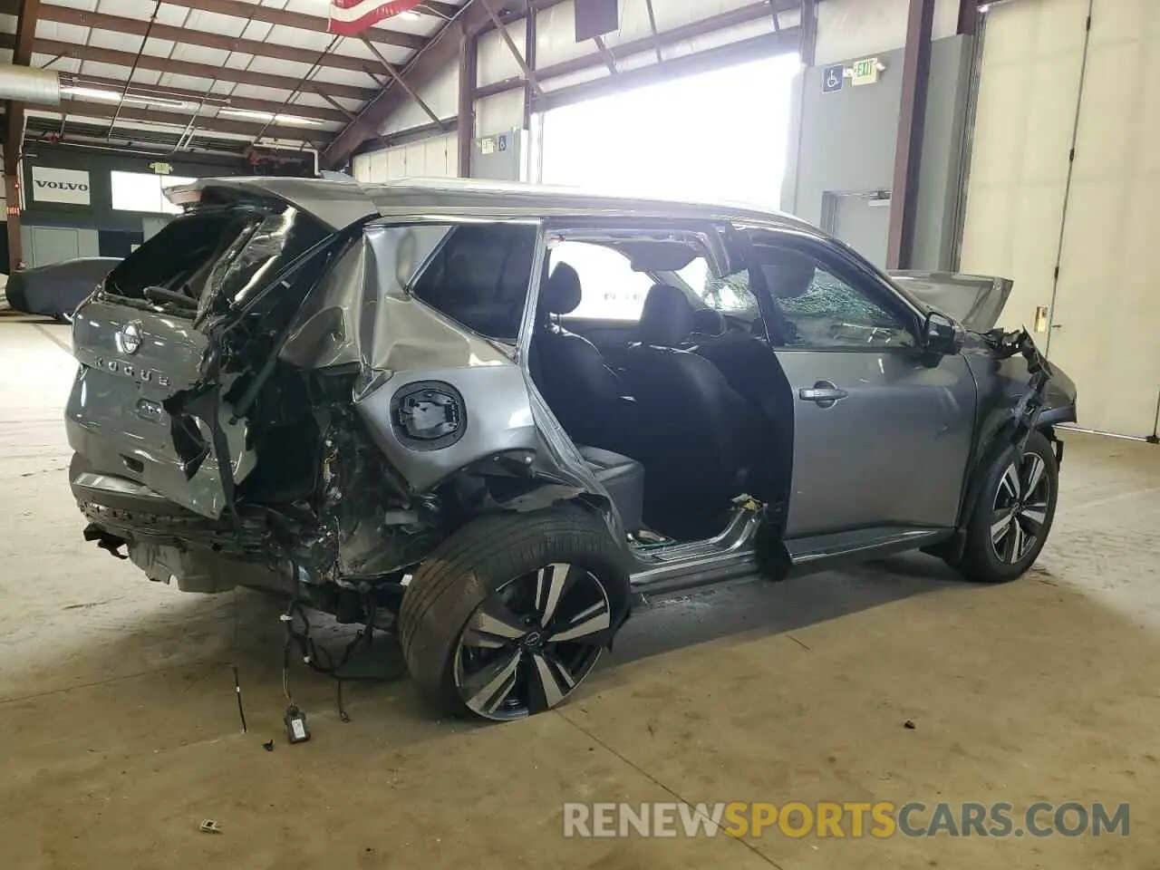 3 fotografías del automóvil dañado JN8BT3CB3PW186949 NISSAN ROGUE 2023