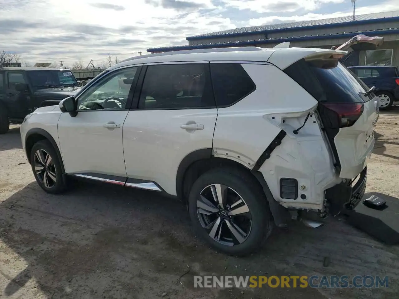2 fotografías del automóvil dañado JN8BT3CB4PW471983 NISSAN ROGUE 2023