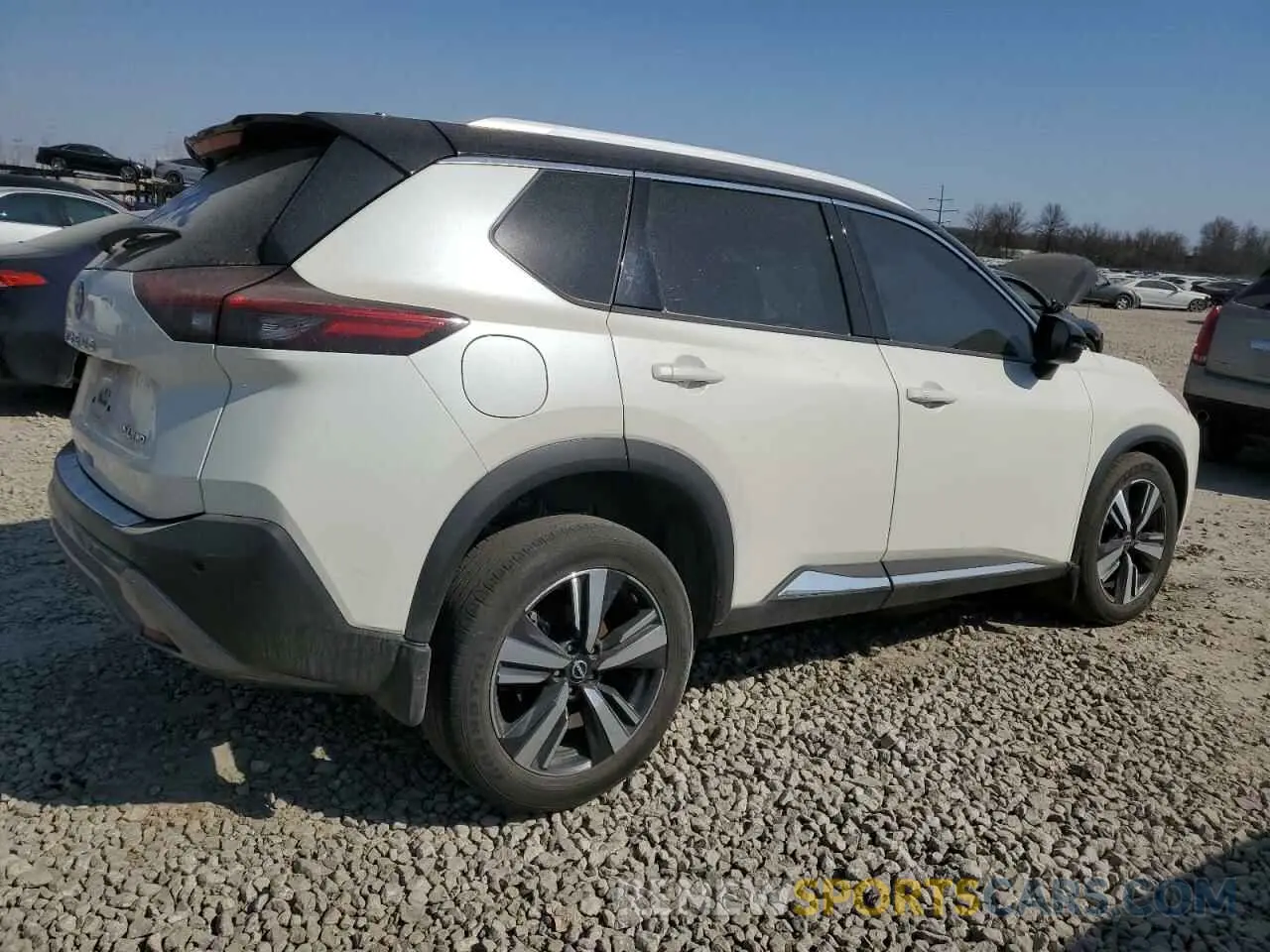 3 fotografías del automóvil dañado JN8BT3CB7PW355502 NISSAN ROGUE 2023