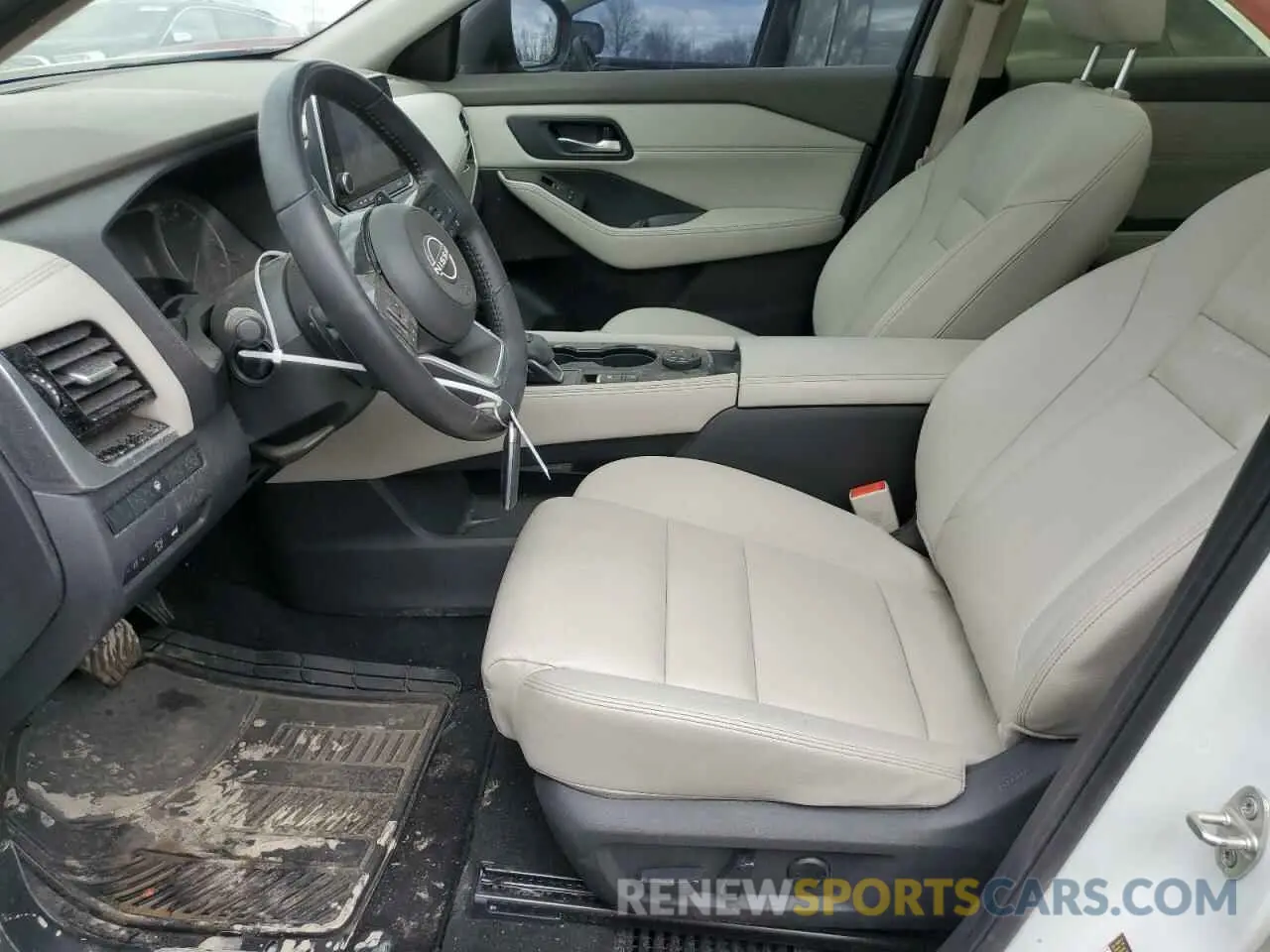 7 fotografías del automóvil dañado JN8BT3CB7PW355502 NISSAN ROGUE 2023