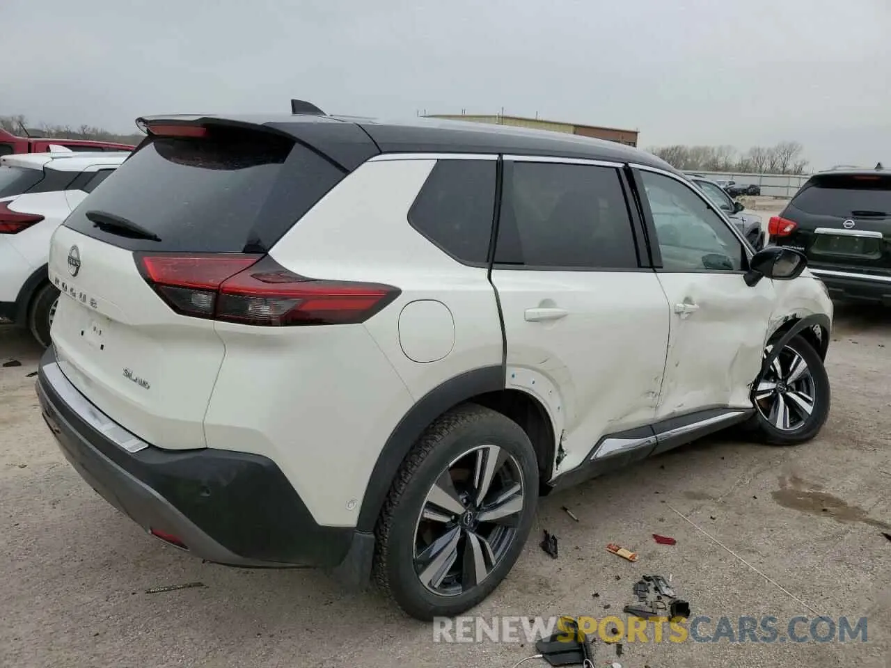 3 fotografías del automóvil dañado JN8BT3CB9PW480727 NISSAN ROGUE 2023