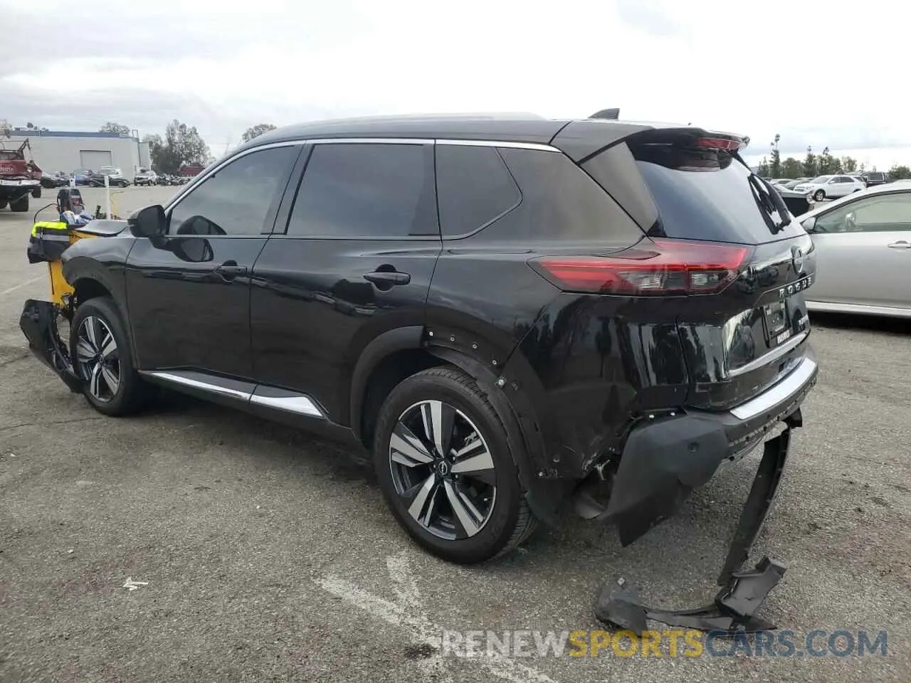 2 fotografías del automóvil dañado JN8BT3DC2PW106502 NISSAN ROGUE 2023