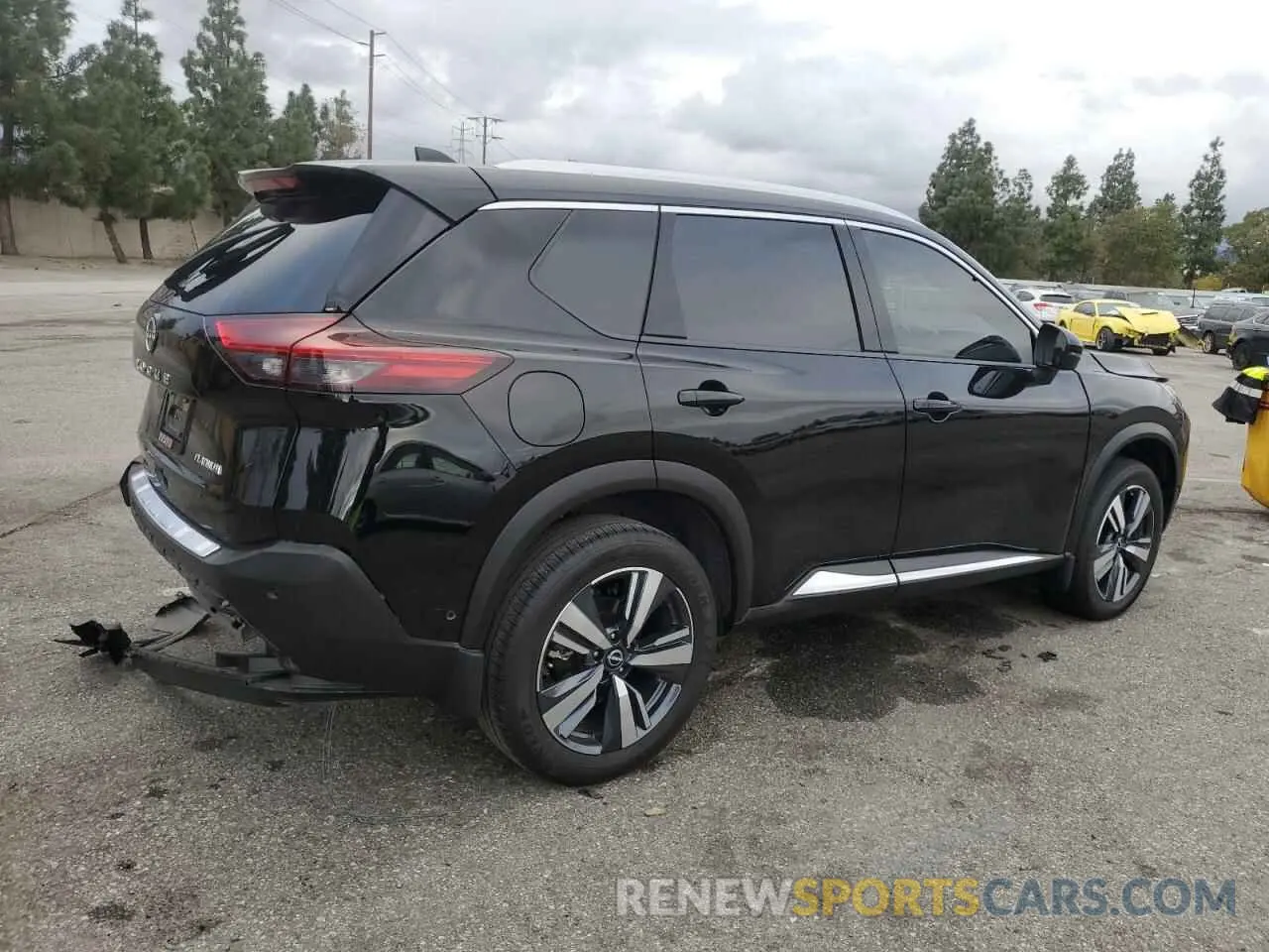 3 fotografías del automóvil dañado JN8BT3DC2PW106502 NISSAN ROGUE 2023