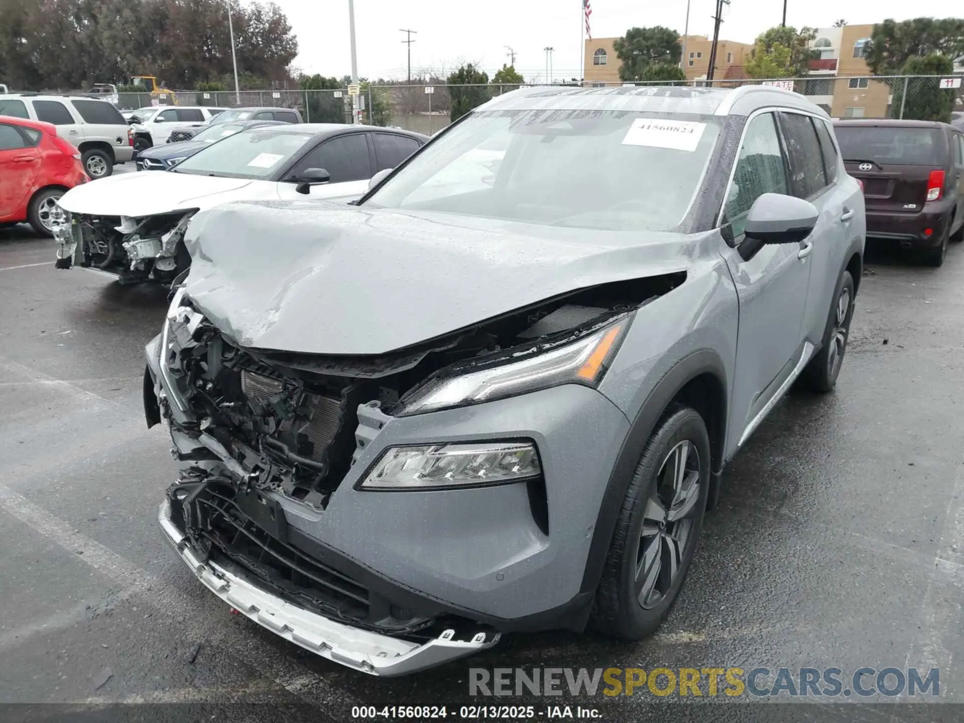 2 fotografías del automóvil dañado JN8BT3DC3PW100837 NISSAN ROGUE 2023