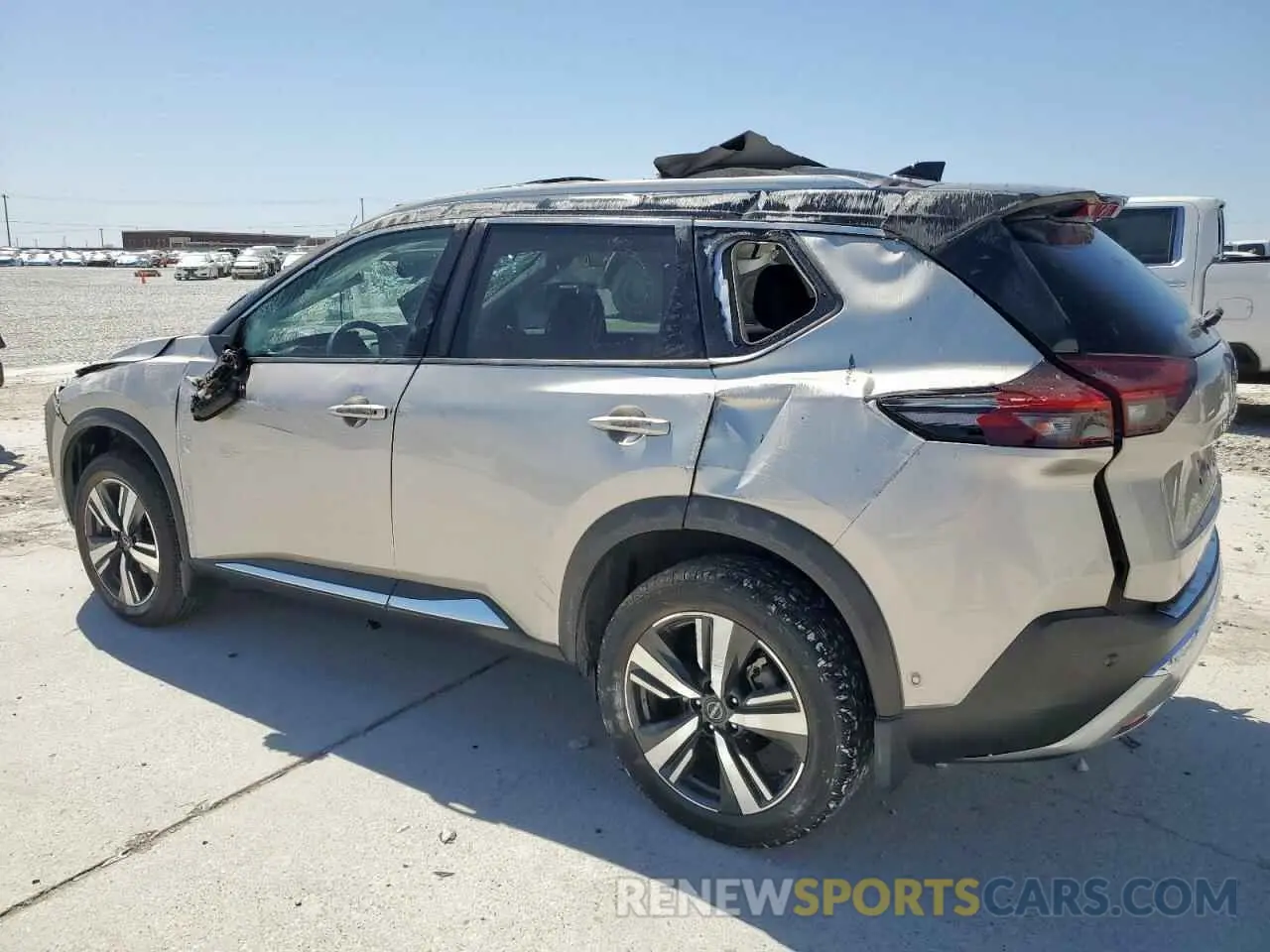 2 fotografías del automóvil dañado JN8BT3DC3PW101843 NISSAN ROGUE 2023