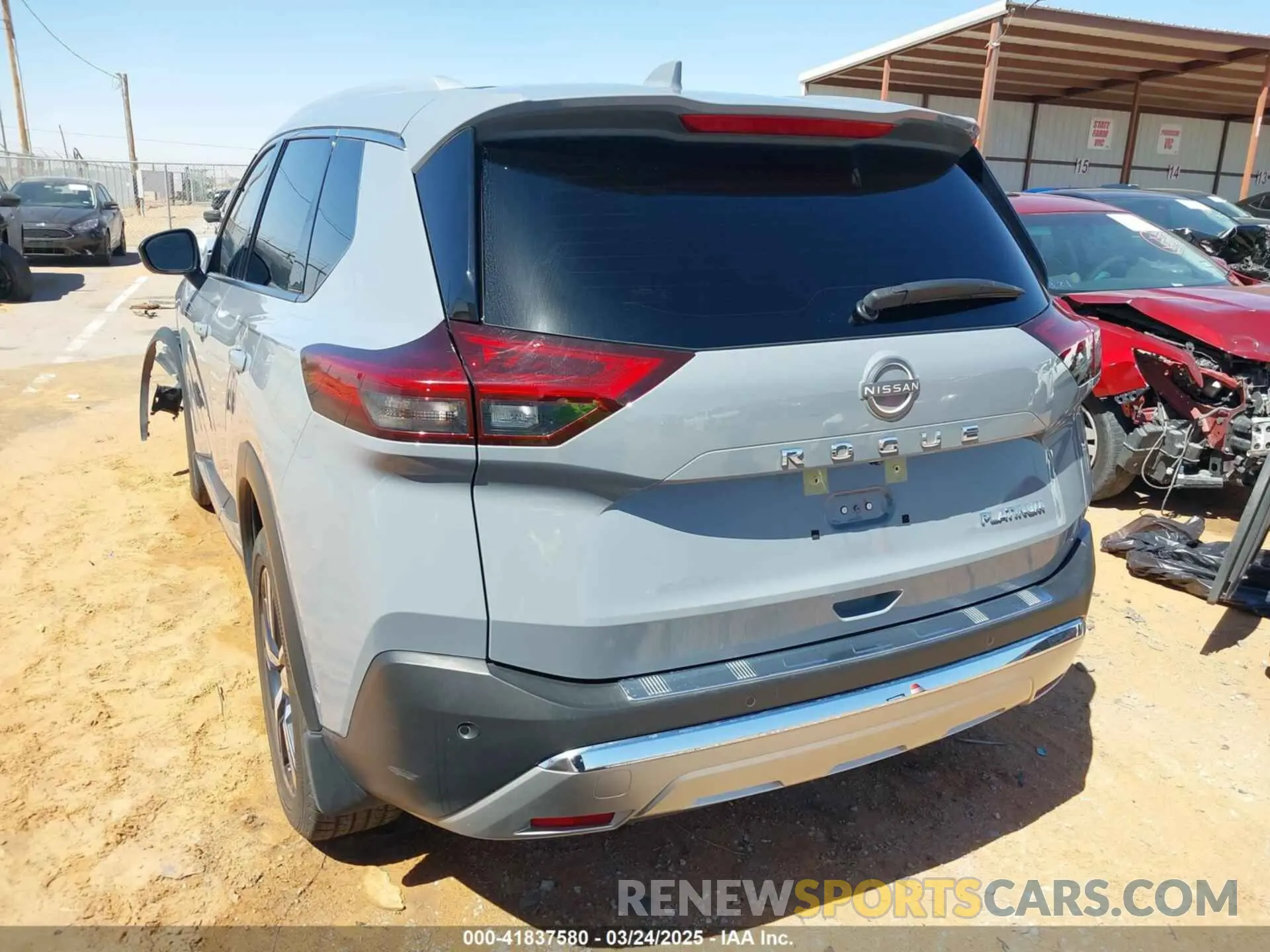 3 fotografías del automóvil dañado JN8BT3DC3PW103219 NISSAN ROGUE 2023