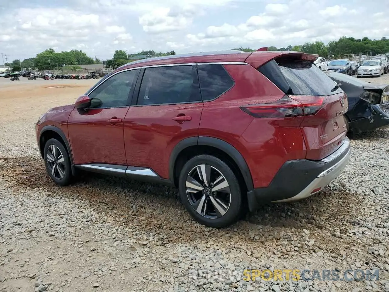2 fotografías del automóvil dañado JN8BT3DC8PW101479 NISSAN ROGUE 2023