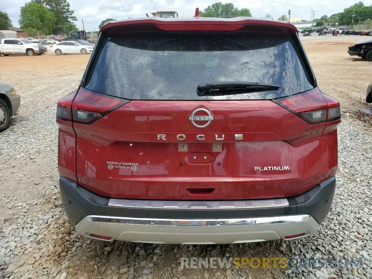 6 fotografías del automóvil dañado JN8BT3DC8PW101479 NISSAN ROGUE 2023