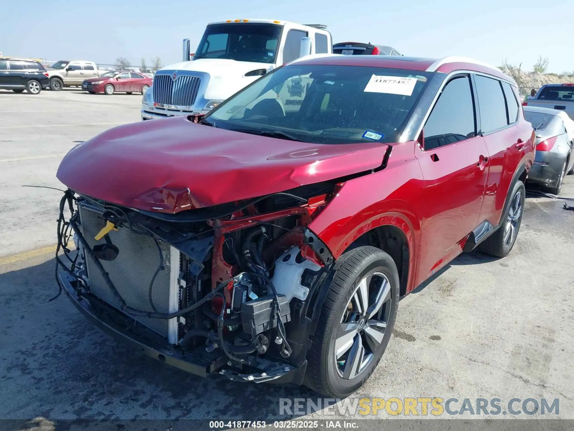 2 fotografías del automóvil dañado JN8BT3DC8PW105564 NISSAN ROGUE 2023