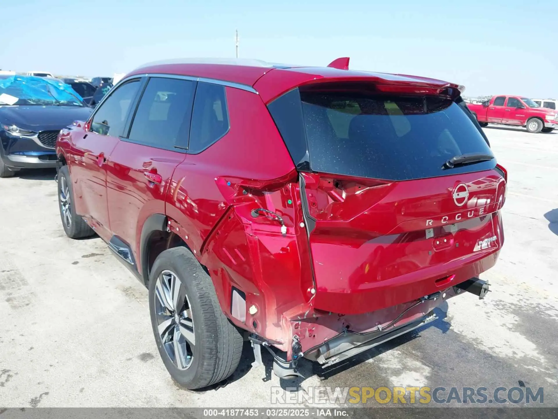 3 fotografías del automóvil dañado JN8BT3DC8PW105564 NISSAN ROGUE 2023