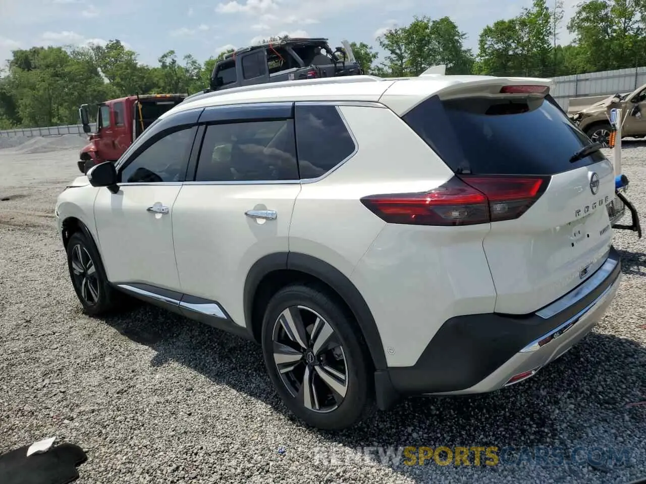 2 fotografías del automóvil dañado JN8BT3DC8PW107685 NISSAN ROGUE 2023
