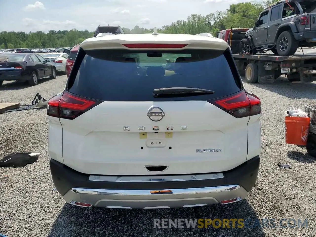 6 fotografías del automóvil dañado JN8BT3DC8PW107685 NISSAN ROGUE 2023