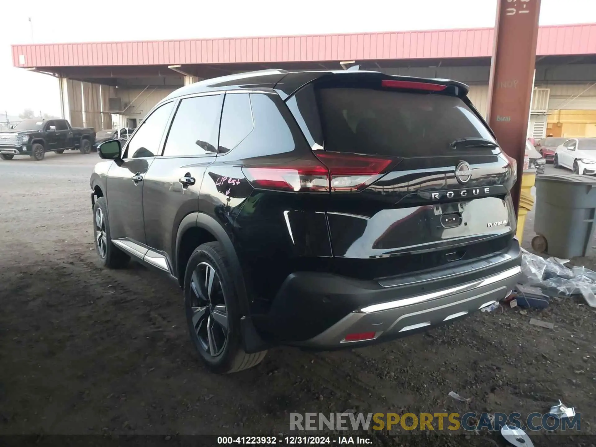 3 fotografías del automóvil dañado JN8BT3DCXPW107039 NISSAN ROGUE 2023