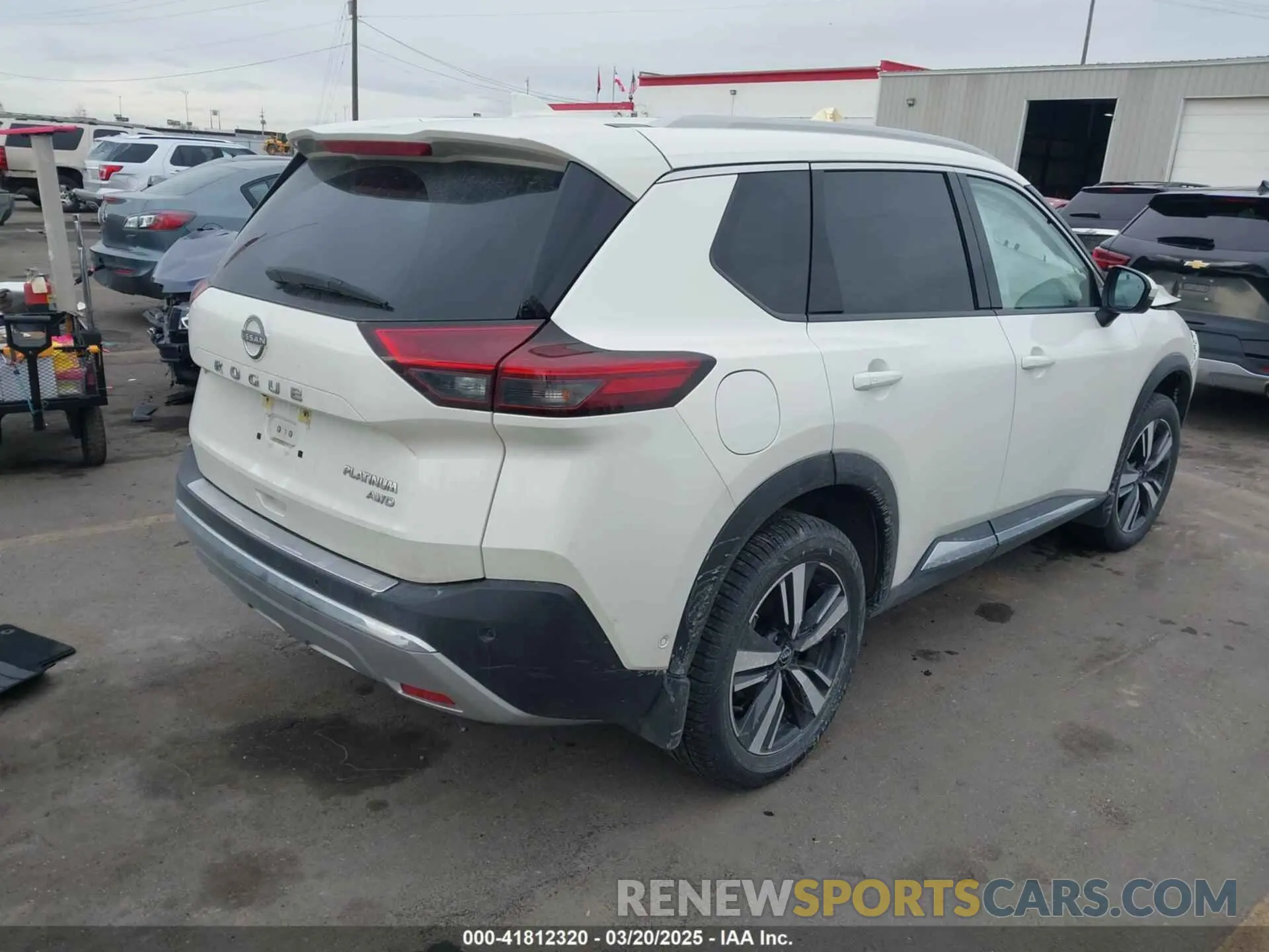 4 fotografías del automóvil dañado JN8BT3DD0PW305105 NISSAN ROGUE 2023