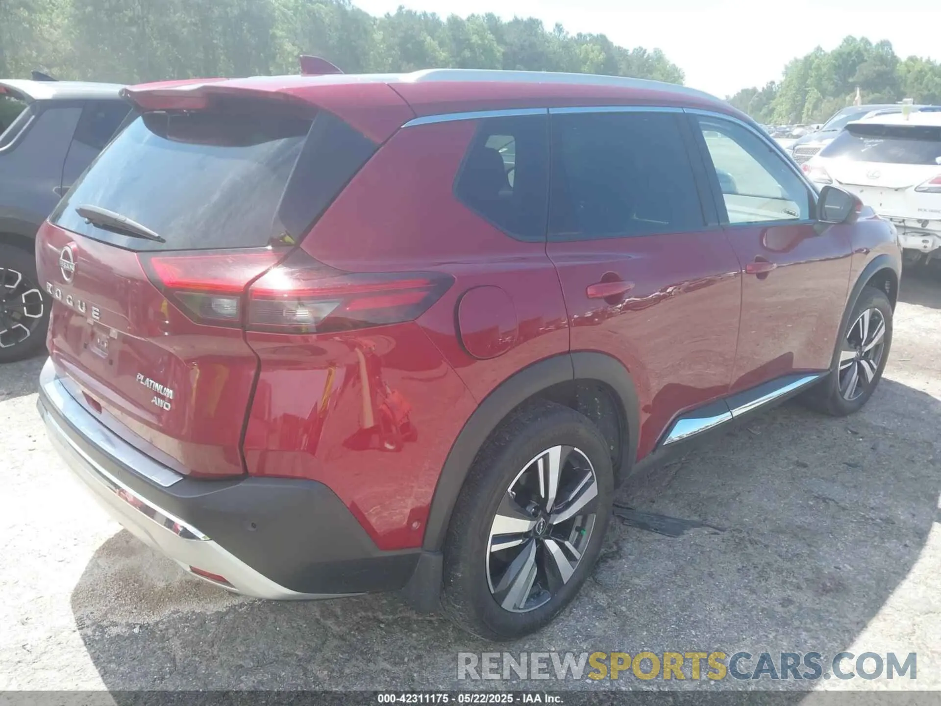 4 fotografías del automóvil dañado JN8BT3DD1PW311611 NISSAN ROGUE 2023
