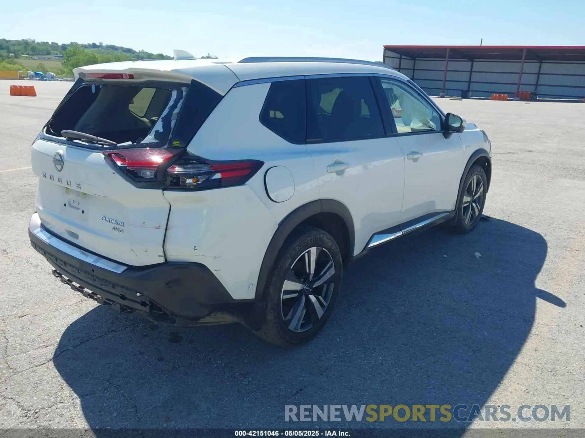 4 fotografías del automóvil dañado JN8BT3DD7PW311192 NISSAN ROGUE 2023