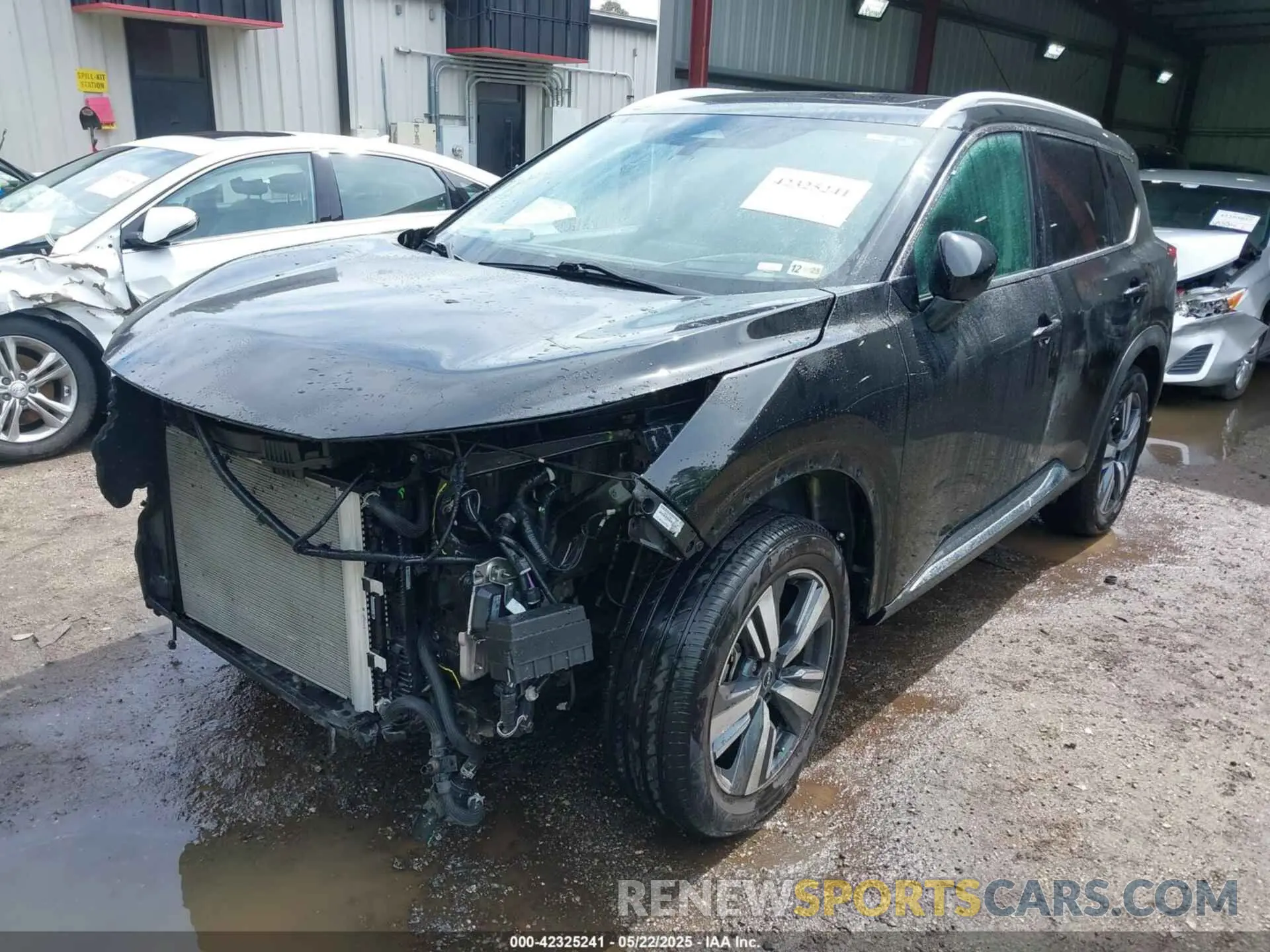 2 fotografías del automóvil dañado JN8BT3DDXPW301921 NISSAN ROGUE 2023