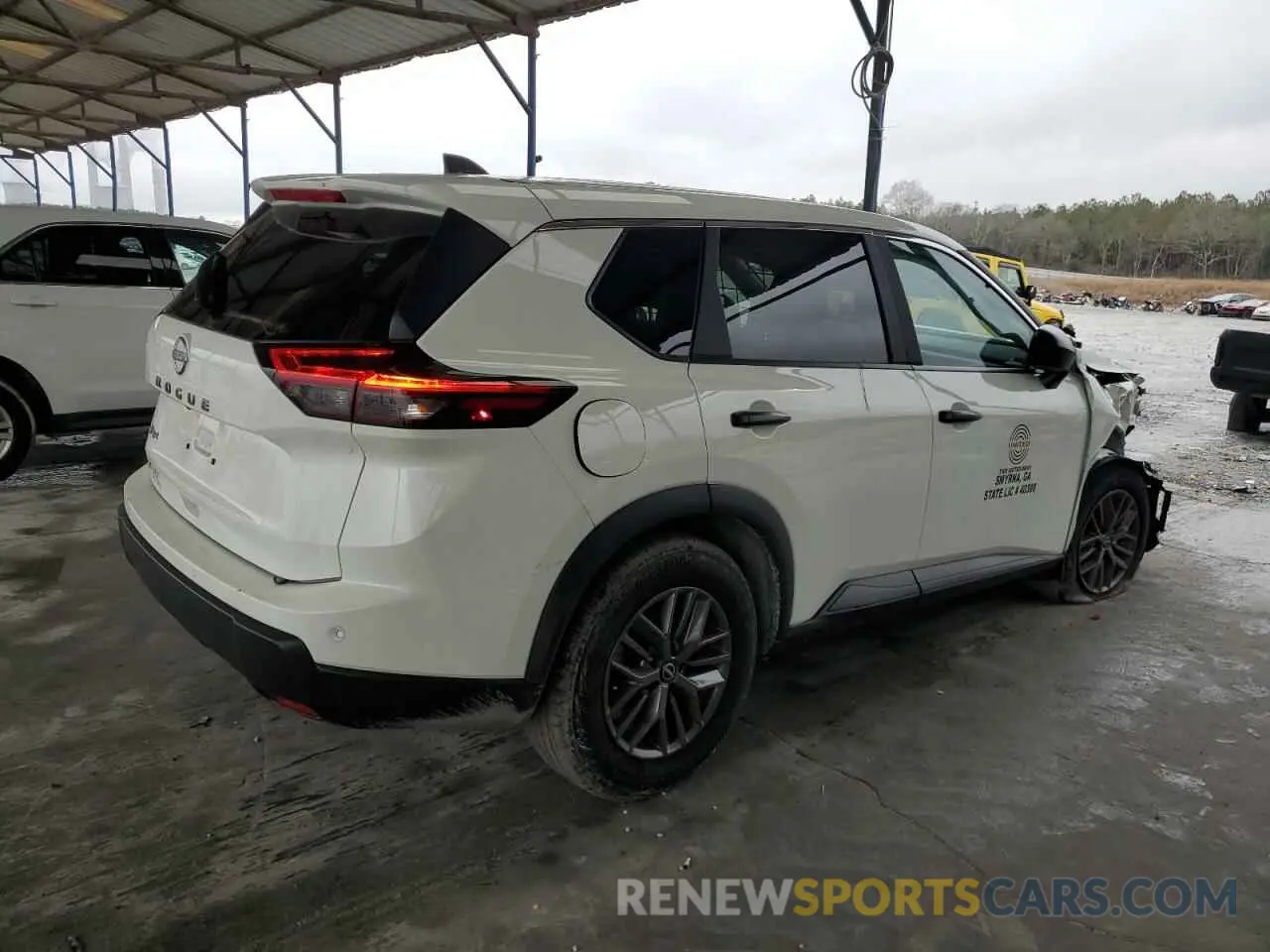 3 fotografías del automóvil dañado 5N1BT3AA3RC701356 NISSAN ROGUE 2024