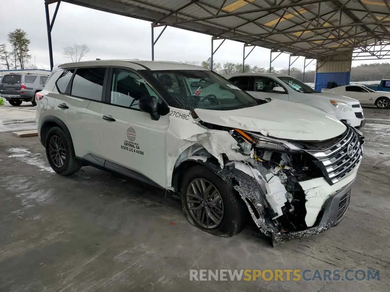 4 fotografías del automóvil dañado 5N1BT3AA3RC701356 NISSAN ROGUE 2024