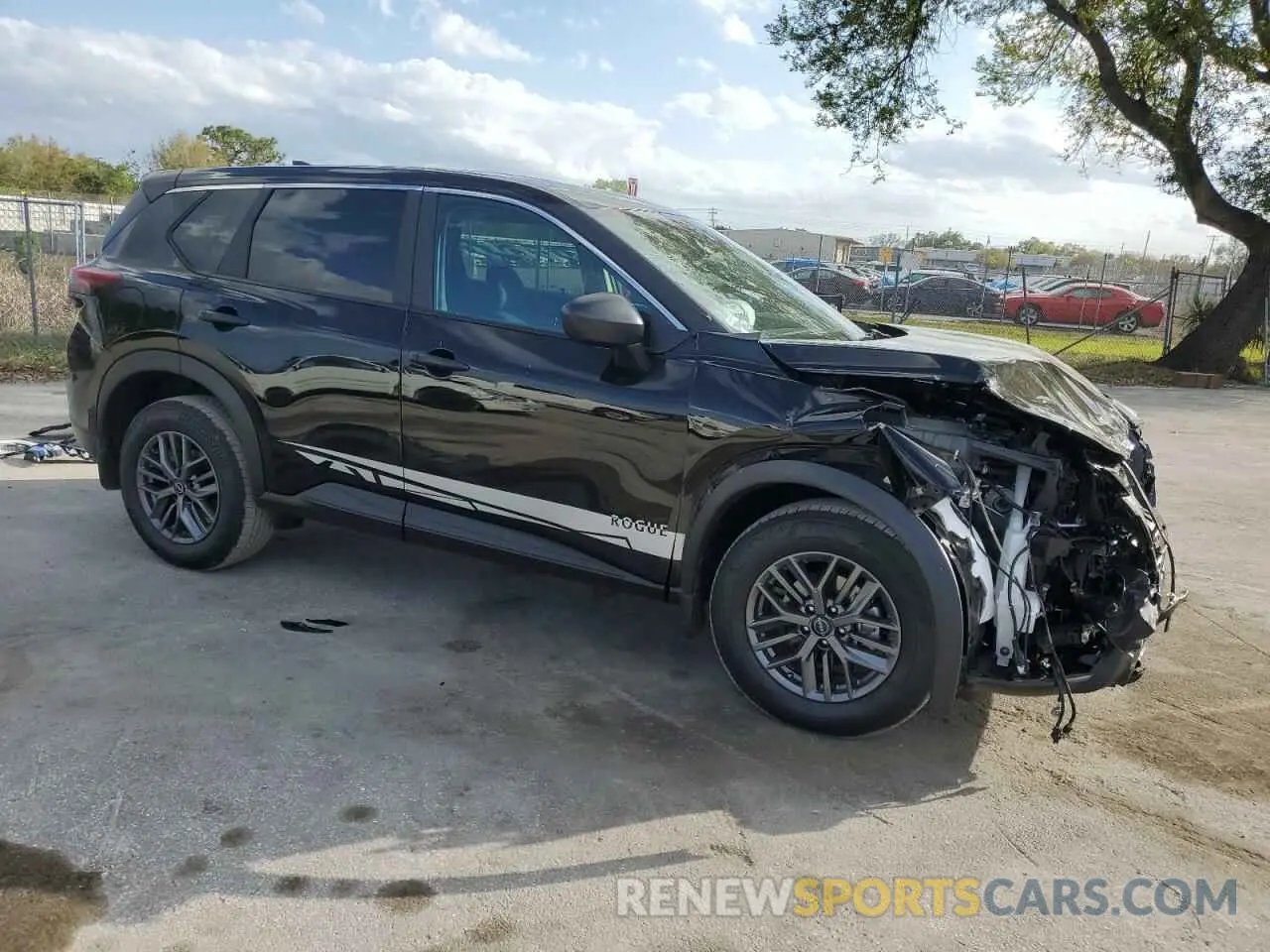 4 fotografías del automóvil dañado 5N1BT3AA3RC734390 NISSAN ROGUE 2024
