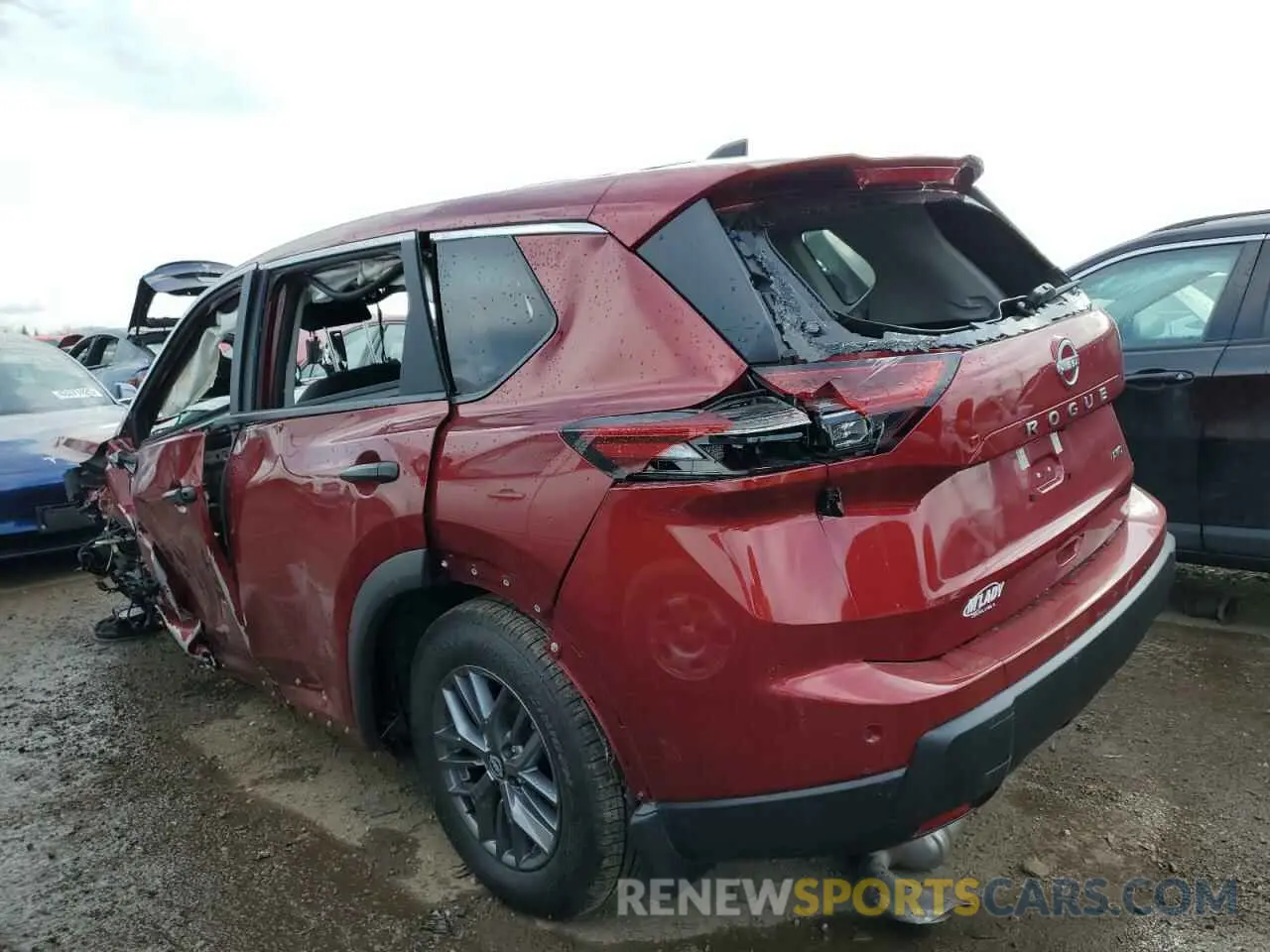 2 fotografías del automóvil dañado 5N1BT3AB3RC743373 NISSAN ROGUE 2024