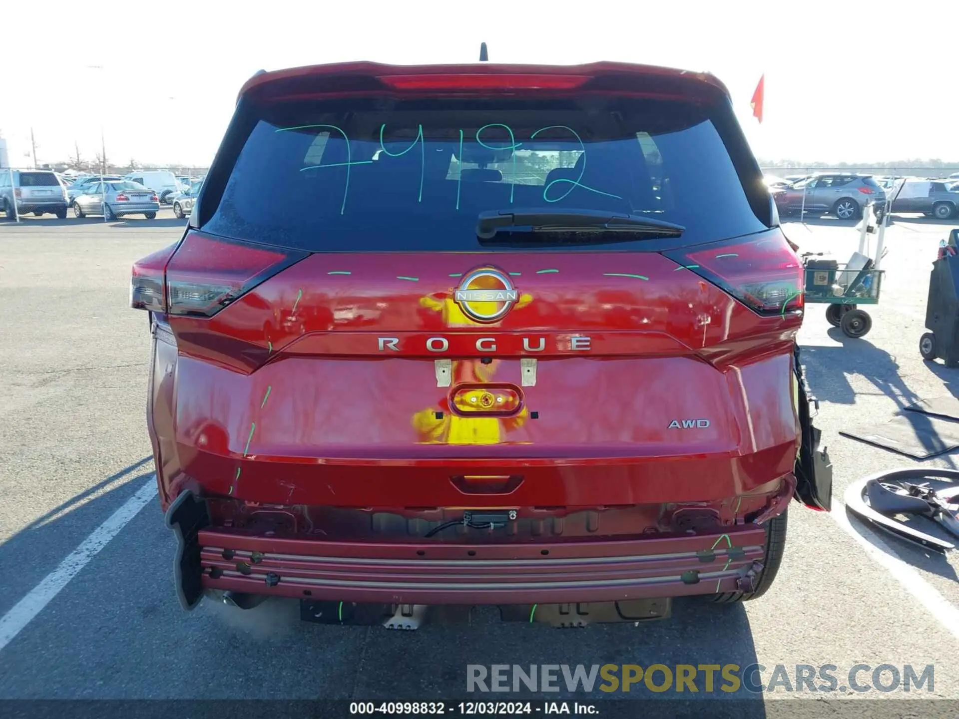 17 fotografías del automóvil dañado 5N1BT3AB3RC747231 NISSAN ROGUE 2024