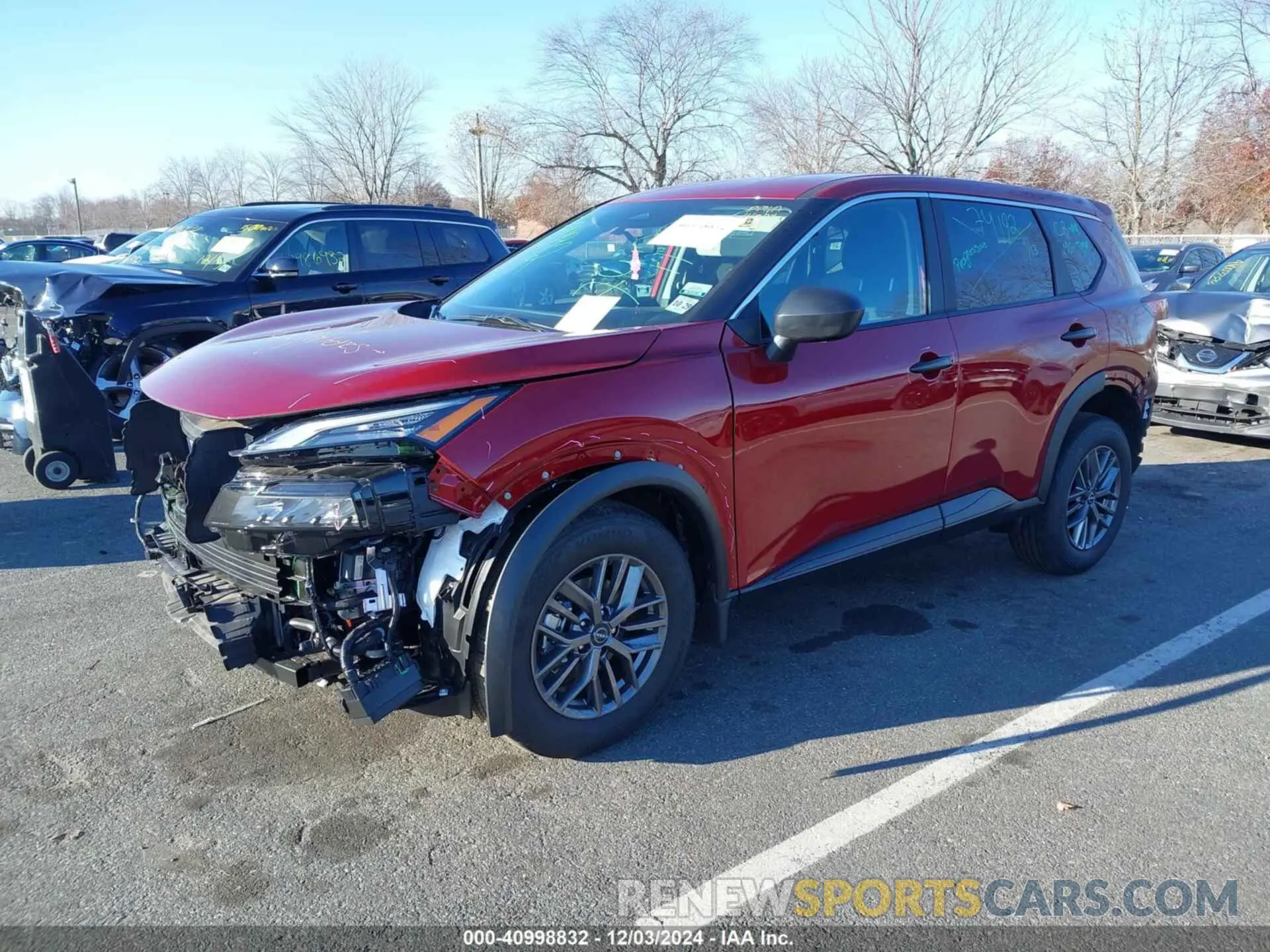 2 fotografías del automóvil dañado 5N1BT3AB3RC747231 NISSAN ROGUE 2024
