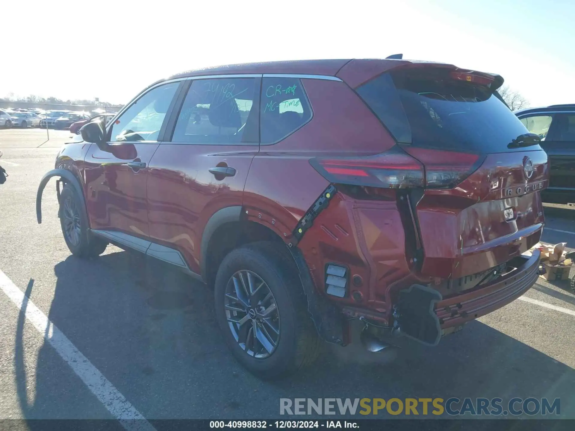3 fotografías del automóvil dañado 5N1BT3AB3RC747231 NISSAN ROGUE 2024