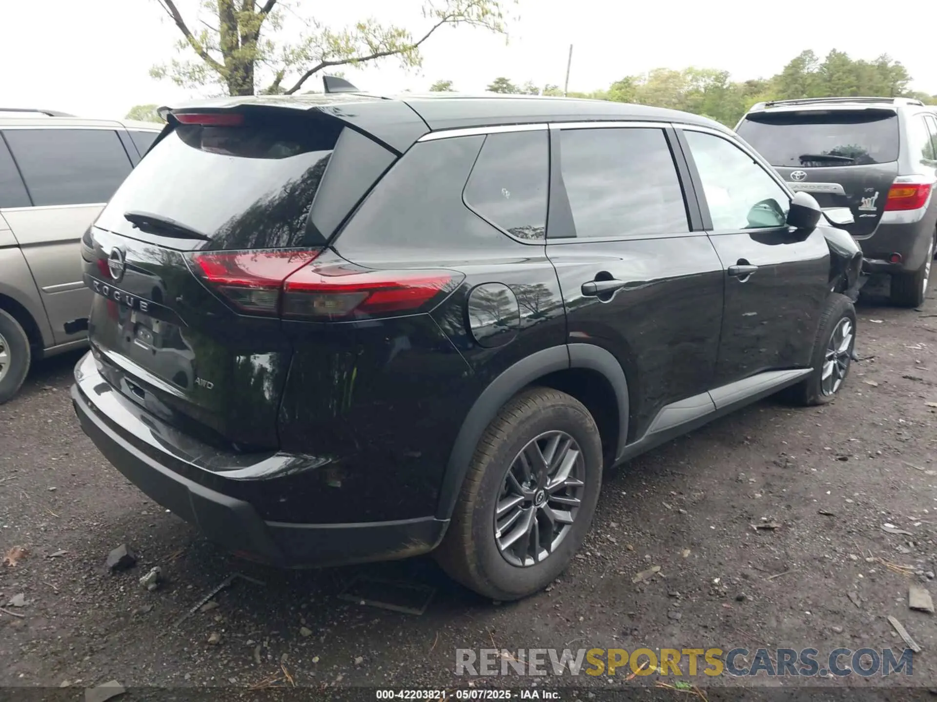 4 fotografías del automóvil dañado 5N1BT3AB3RC750808 NISSAN ROGUE 2024