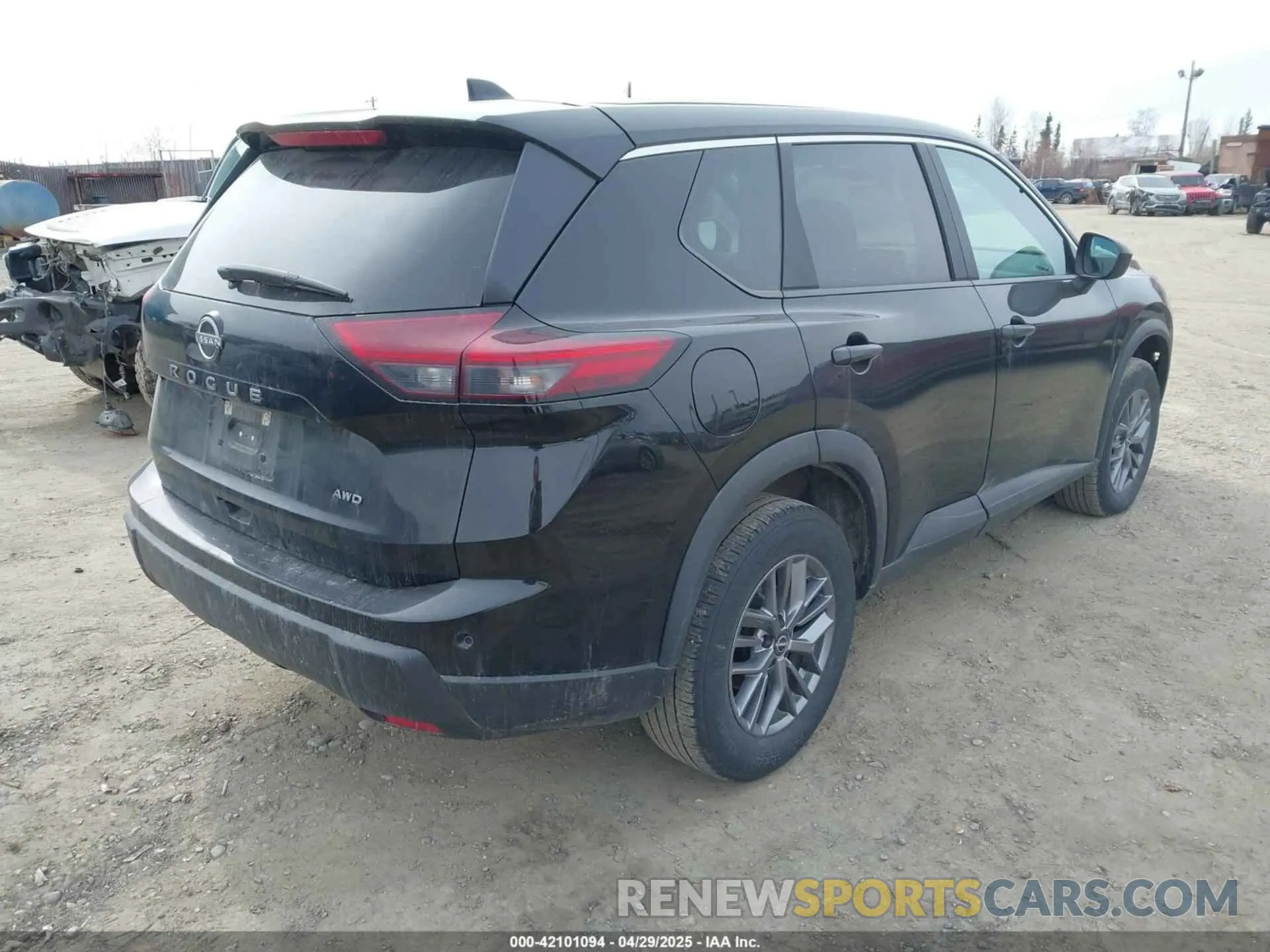 4 fotografías del automóvil dañado 5N1BT3AB9RC705971 NISSAN ROGUE 2024