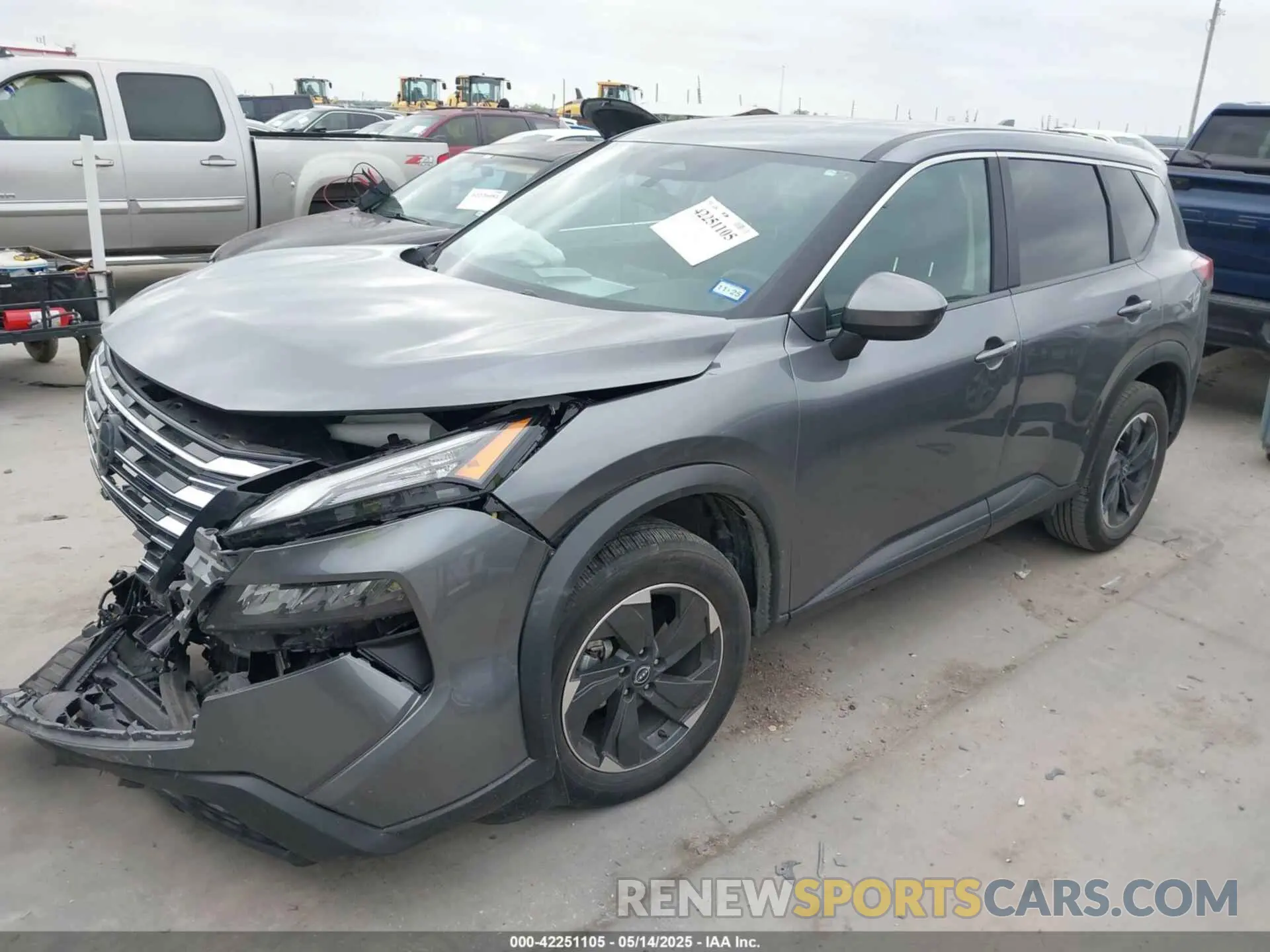 2 fotografías del automóvil dañado 5N1BT3BA5RC675079 NISSAN ROGUE 2024