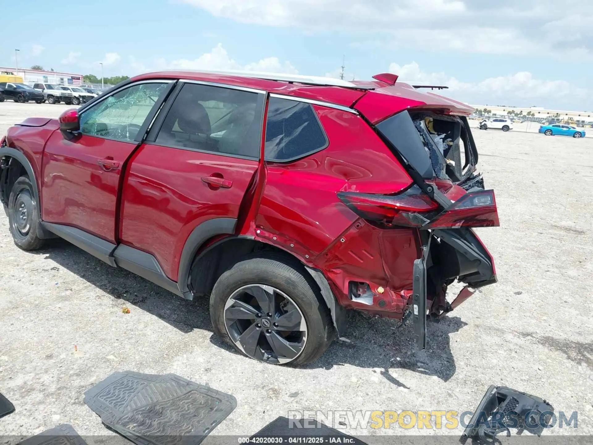 3 fotografías del automóvil dañado 5N1BT3BA7RC727280 NISSAN ROGUE 2024