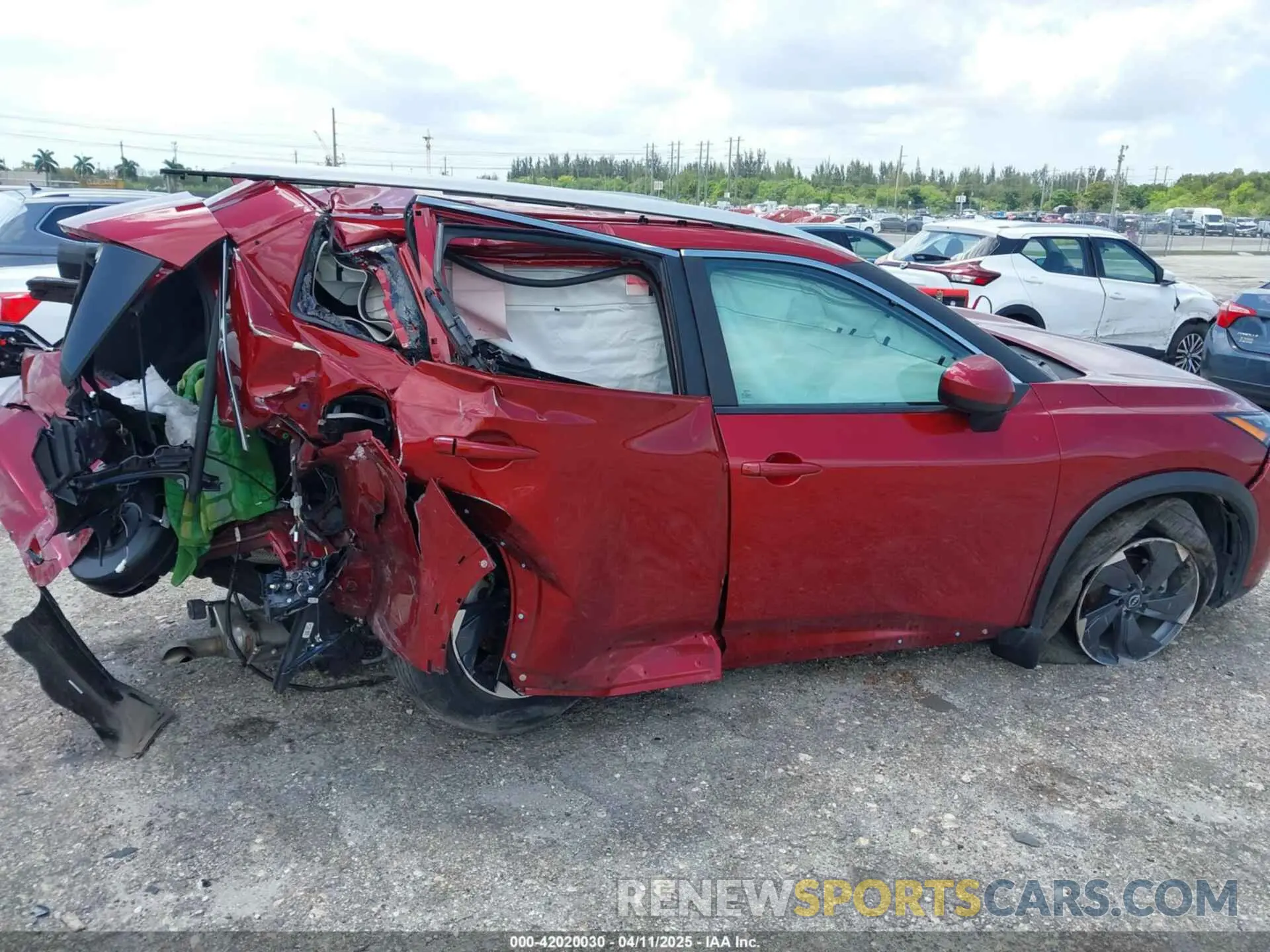 6 fotografías del automóvil dañado 5N1BT3BA7RC727280 NISSAN ROGUE 2024