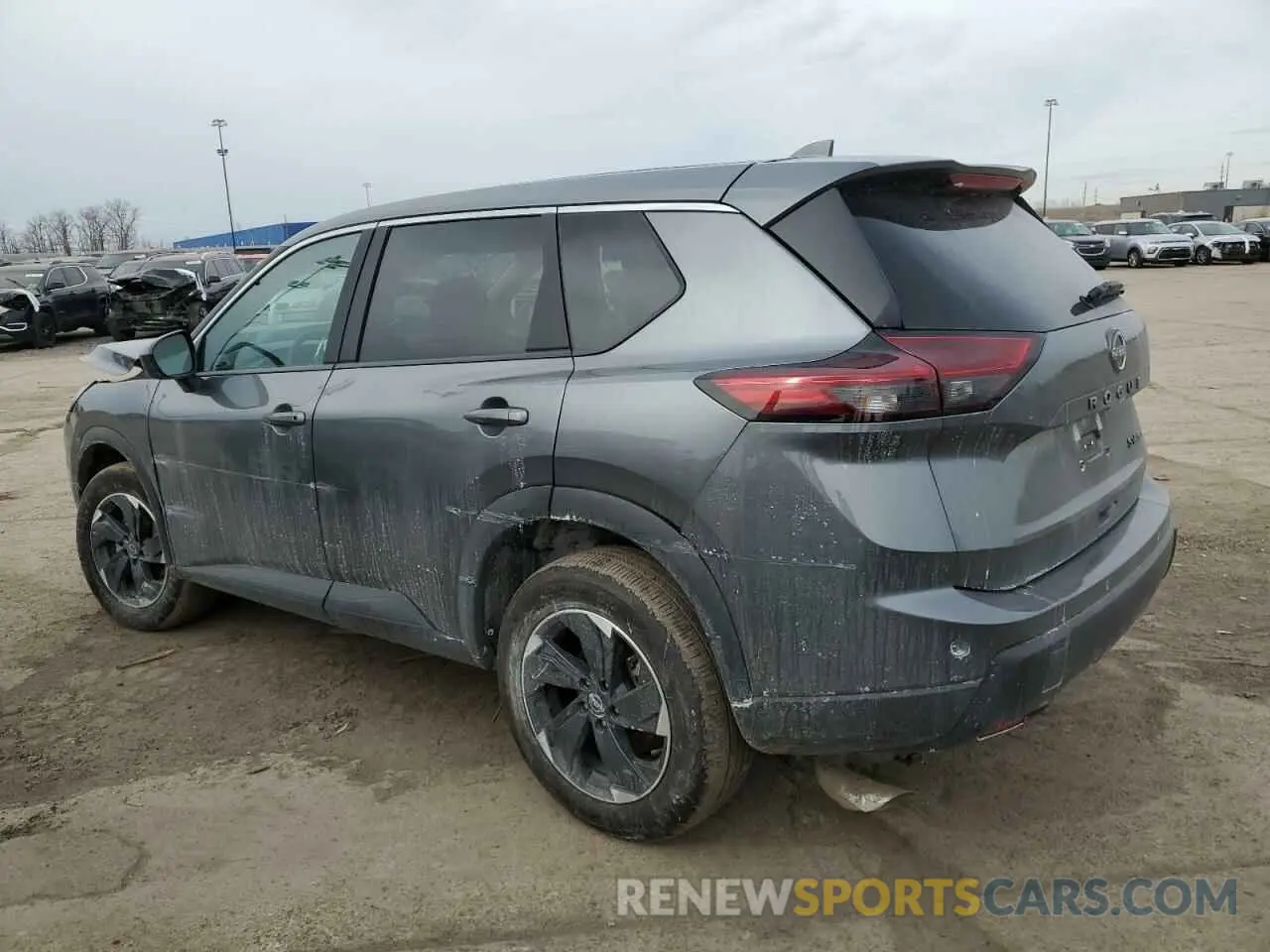 2 fotografías del automóvil dañado 5N1BT3BB6RC673446 NISSAN ROGUE 2024
