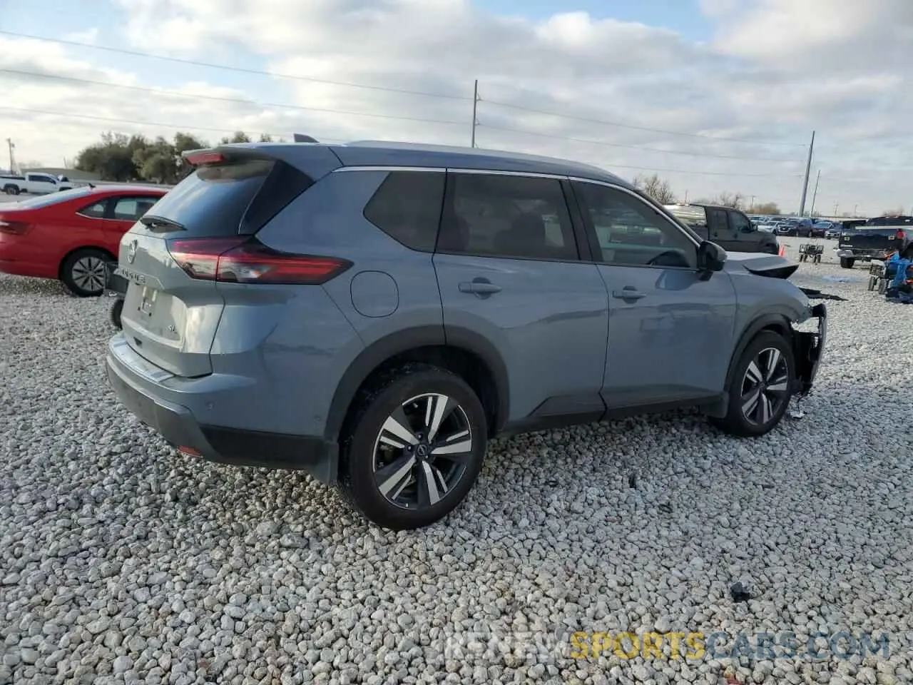 3 fotografías del automóvil dañado 5N1BT3CA2RC730053 NISSAN ROGUE 2024