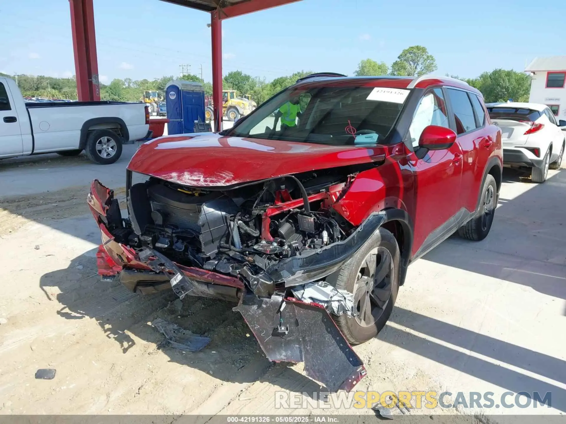 2 fotografías del automóvil dañado JN8BT3BA0RW001834 NISSAN ROGUE 2024