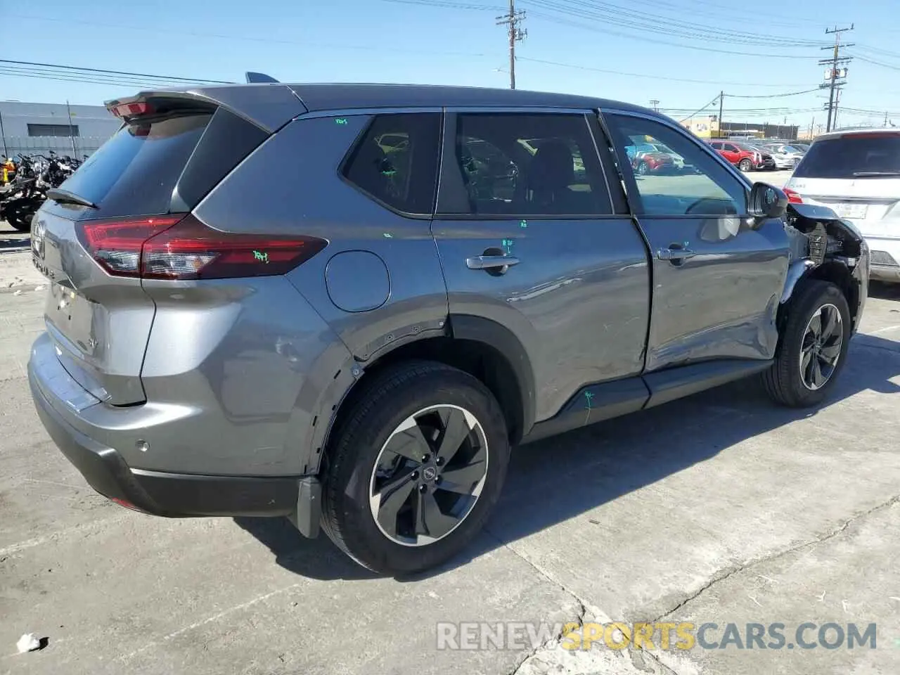 3 fotografías del automóvil dañado JN8BT3BA0RW002143 NISSAN ROGUE 2024