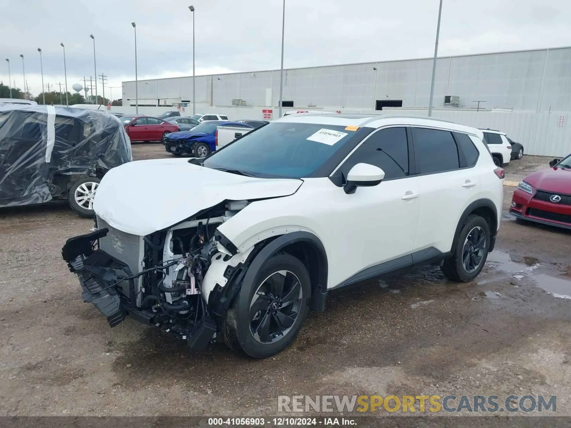 2 fotografías del automóvil dañado JN8BT3BA3RW359834 NISSAN ROGUE 2024